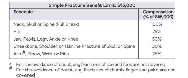 singlife mindef mha group insurance simple fractures